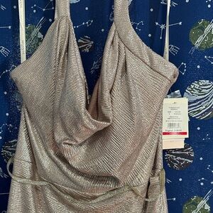 Shimmering Halter Dress